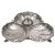 Cabaretschale. Silber (13 Lot), Muschelform. 13 x 30 x 31 cm.