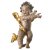 Putto. Süddeutsch, 18. /19. Jh. Holz, übergangene Fassung. H. 41 cm. Zehen, Finger fehlen.