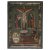 Votivtafel. Christus als Blutquell, darunter betende Votantin. 29,5 x 22 cm. Dat. 1856. Rücks. bez.: