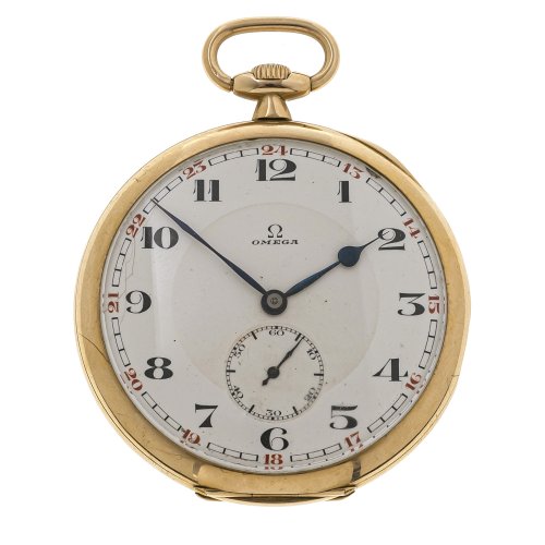 Goldene Taschenuhr, OMEGA