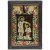 Hinterglasbild mit der Darstellung der Taufe Christi. Tempera auf Glas. Raimundsreut. Ca. 29 x 18,5 cm.