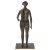 Reidel, Karl. Stehender Mädchenakt. Arbeit aus den frühen 60er Jahren. Bronze. H. 28,5 cm. Rücks. Stempelsignatur.