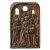 Relief. Süddeutsch. Holz, ungefasst. Maria mit den 12 Aposteln (Marientod). Süddeutsch. 57 x 37 cm. Alterungsspuren.