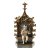 Altar mit segnendem Jesuskind. Holz, übergangene Farb-, Inkarnat- und Goldfassung. H. 65 cm.