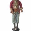Krippenfigur. Orientale. Neapel, 18. Jh. Originale Kleidung. H. 38 cm.