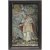 Spickelbild. Hl. Augustinus. Leicht fleckig. 38,5 x 22,5 cm.