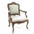 Deutsch. Sessel im Stil des Barock, Buche. H. 97 cm, Sitzhöhe 45 cm. Neue Polsterung, teilweise Gebrauchsspuren.