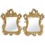 Ein Paar Rokokospiegel. Süddeutsch. Holz, geschnitzt, übergangene Vergoldung. Rocailledekor, min. voneinander abweichend. Leicht besch., rest., Spiegelglas erneuert. 102 x 75 cm.