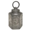 Schraubflasche. Zinn. Landshut, Sick. Alterungsspuren. H. 16 cm.