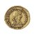 Solidus - Goldmünze. Ravenna, Valentinian III. Kleine Fehler am Rand, Fassungsspuren. ø 2,1 cm.