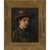Müller, Emma von (Edle von Seehof). Mädchen in Tracht. Öl/Karton. 26,5 x 21 cm. Rest., sign.