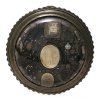 Wettersegen, Bayern, 18./19. Jh. Im Zentrum Wachsmedaillon wohl Darstellung eines Märtyrers der Thebaischen Legion (?), unten Wachsmedallion mit dem Lamm Gottes. Besch., Alterungsspuren. ø 20,5 cm, mit Rahmen ø 18 cm. Vordere Glasscheibe gewölbt, rücks. Glas fehlt.