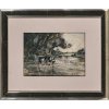 Seyler, Julius. Nach dem Sommerregen. Öl/Karton. 19,5 x 27,5 cm. Sign.