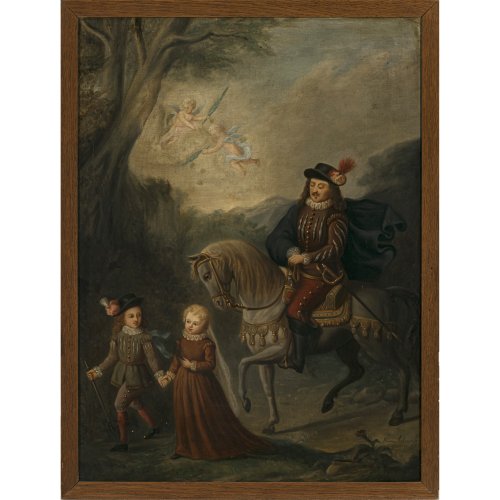 Spanien, 18./19. Jh. Edelmann zu Pferd. Öl/Lw. 81 x 60 cm. Rest., doubl., unsign.