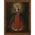 Spanien, 18. Jh. Muttergottes mit Kind und einem Schiff. Öl/Lw. 82 x 60 cm. Doubl., rest. Unsign.