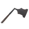 Deutsch. Zunftbeil, Blatt aus Eisen. Griff aus Hartholz. L. Blatt 31 cm. L. Griff ca. 35,5 cm.  Alterungsspuren.
