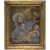 Hinterglasbild. Italien, 18. Jh. Mutter Gottes mit Kind. Tempera/Glas. 24 x 19 cm. Minimale Farbablösungen.