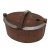 Spanschachtel. Norwegen, dat. 1834. Holz, farbig bemalt. H. ca. 22 cm, L. ca. 37 cm. Best., Gebrauchsspuren.