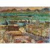 Welden, Leo von. Hafen von Genua. Öl/Hartfaser. 66,5 x 90 cm. Sign. und dat. 62. Atelierspuren.