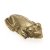 Kolumbien, Muisca-Kultur. Hohlguss, gelbe Goldlegierung. Anhänger in Froschform. Dünnwandig gegossen, schalenförmig ausgearbeitet. Im Inneren eine Aufhängeöse von ca. ø 7mm.  L. 3,3 cm, B. 1,8 cm.