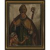 Andachtsbild. 18. Jh. Hl. Thomas von Villanova. Tempera/Holz. 46 x 35 cm. Besch.