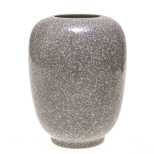 Vase. Wien, Craquelé-Glasur. H. 18 cm.