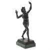 Tanzender Faun nach antikem Vorbild. Bronze. H. 38 cm.