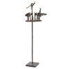 Kulteisen/Medizinstab mit Vogelkranz. Nigeria. Eisen. H. 67 cm. Verwitterungsspuren.