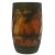 Kleine Vase. Überfangdekor. Umlaufender Seelandschaftsdekor. Bez. Daum Nancy. H. 8,5 cm.