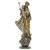 Maria mit dem Jesuskind. Süddeutschland oder Österreich. Holz, übergangene Farbfassung H. 109 cm. Besch., Fassung stark berieben.