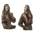 Zwei weibliche Halbfiguren-Reliefs. Niederbayern. Holz, Farbfassung. H. je 39 cm. Besch., eine Hand lose, rest.