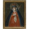 Süddeutsch, 18. Jh. Mater Dolorosa. Öl/Lw. 77,5 x 60 cm. Rest., unsign.