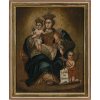 Süddeutsch, 18. Jh. Muttergottes mit Kind (Zuflucht der Sünder). Öl/Lw. 75,5 x 60,5 cm. Rest., unsign.