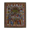 Hinterglasbild. Wohl Kronstadt, 19. Jh. Darstellung des Letzten Abendmahls. Tempera/Glas. 61 x 50 cm. Minim. Farbablösung, rest.