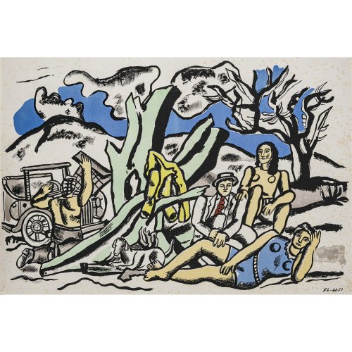 Léger, Fernand. Farblithografie. 