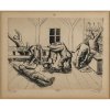 Dix, Otto. Matrosen im Wirtshaus. Radierung. 19,5 x 25,8 cm. Min. Stockfleckig. Nr. VII. Aufl. 24/70. Sign.