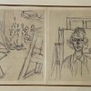 Giacometti, Alberto. Interieur und Frauenkopf, 1964. aus: 