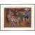 Hrdlicka, Alfred. Ziegenstall. Mischtechnik/Kreide/Papier. 48,5 x 67 cm. Sign., dat. 1985.