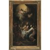 Österreich, 18./19. Jh. Das letzte Abendmahl. Öl/Lw. 57,5 x 34 cm. Rest., unsign.