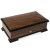 Musikspieldose. Reuge Music, Sainte-Croix, 20. Jh. Holz, teilweise geschwärzt. 7,5 x 23 x 13 cm.  Rücks. bezeichnet Maty, made in Switzerland.