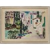 Erbe-Vogel, Hermann. Südliche Landschaft. Aquarell. 43,5 x 63,5 cm. Sign., dat. 60.