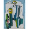 Mauder, Walter. Der Sämann. Mischtechnik. 56 x 42 cm. Sign.