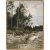 Schmitzberger, Josef. Reh an einem Wildbach. Öl/Lw./Karton. 34 x 25 cm. Sign.