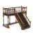 Wohl Frankreich, Anfang 20. Jh. Architektonische Modelltreppe mit Podest aus Holz. 35 x 47 x 38 cm. Minim. Gebrauchsspuren.