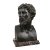 Büste eines Römers. Bronze. H. 48 cm, mit Sockel 53 cm. Rücks. Monogr.: WB und bez.: C. Rauch. Auf Steinsockel montiert.