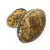 Sterzinger Horndose. Tirol, 19. Jh. Mit Andreas-Hofer-Darstellungen graviert. Besch., Riss. L. 7 cm.