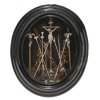Kastenbild. Bayern, 19./20. Jh. Kreuzigung Jesu. Holz/Masse. 19,5 x 16 cm. Rep., Alterungsspuren.