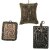 Süddt., 18./19. Jh. Drei Breverl. Textil/Draht und Metall. U.a. mit Mutter Gottes und IHS-Symbolik. Je 7 x 5,5 cm, 8 x 7,5 cm und 8,5 x 6 cm. Besch.