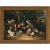 Scheuerer, Otto. Hühnerschar mit Hahn und Hennen und einem Pfau im Hintergrund. Öl/Lw. 50 x 70 cm. Sign.