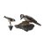 Zwei Vögel. Alpenländisch, 19. Jh. Viechtauer Vögel. Holz, farbig gefasst. Specht und Stieglitz. Holz, naturalistisch bemalt. Alterungsspuren, minim. besch.